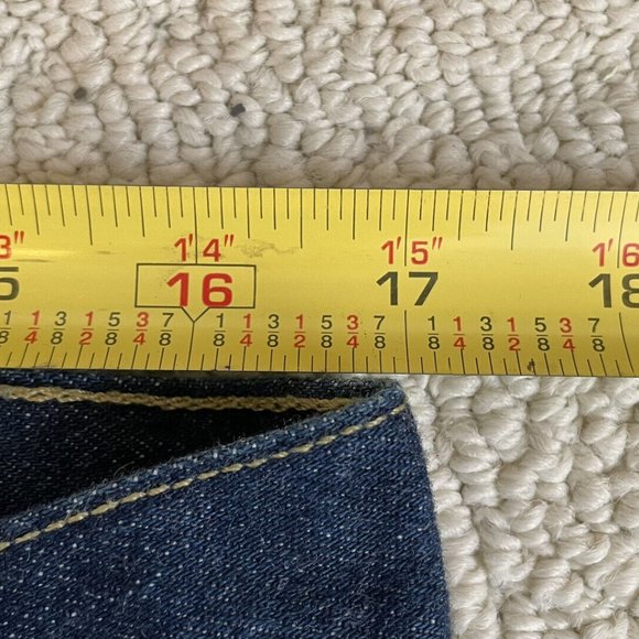 Levis 501 Men's Blue Jeans - Button Fly Straight Leg Denim - 34 X 36 Dark Wash - Picture 6 of 16